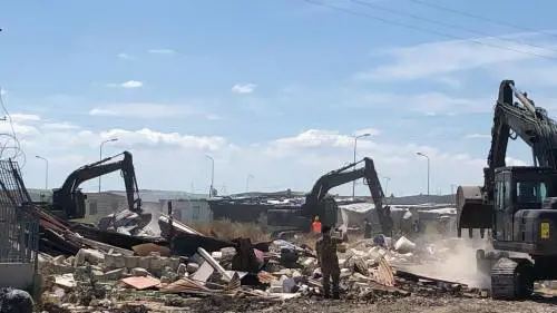 Ruspe a Borgo Mezzanone: smantellate nuove baracche