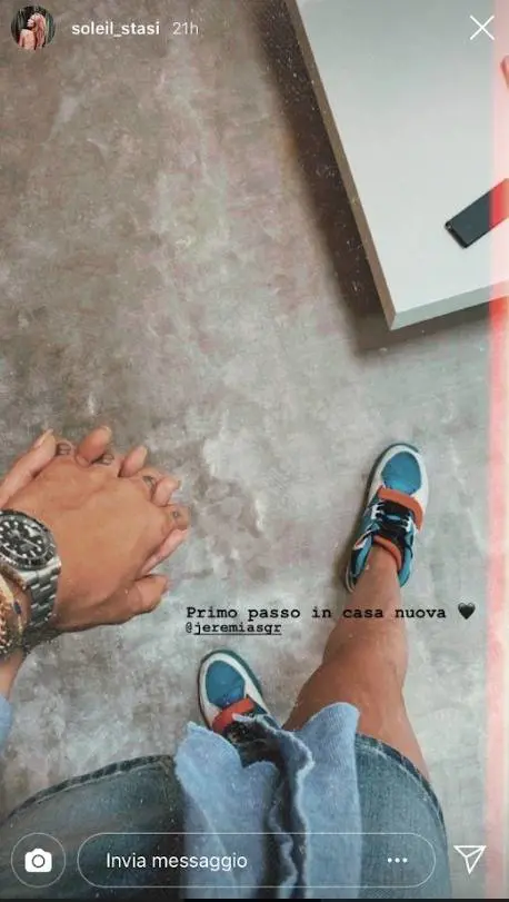 Jeremias Rodriguez e Soleil vanno a convivere, la prima foto nella casa nuova