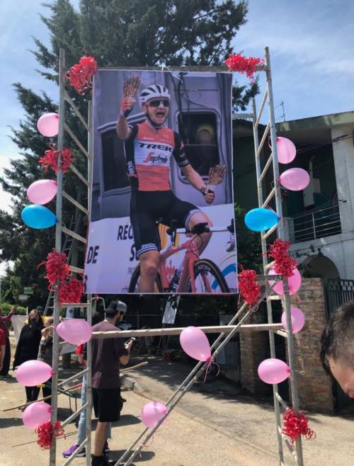 La festa per Ciccone al Mulino dopo il Giro d'Italia
