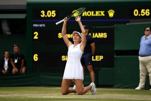 Wimbledon, Halep domina Serena Williams e conquista il suo primo titolo