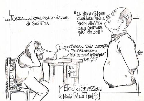 La vignetta del giorno: nuovi talenti Pd