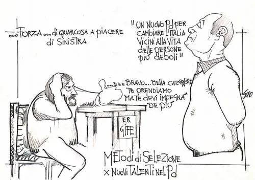 La vignetta del giorno: nuovi talenti Pd