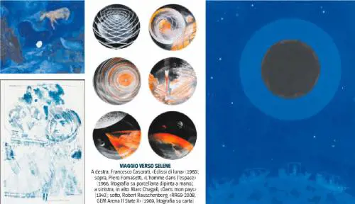 Così anche l'arte è decollata verso l'astro d'argento