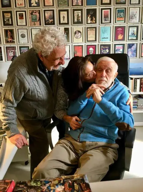 Luciano De Crescenzo, il dolore di amici e colleghi