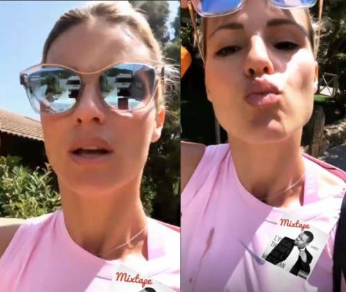 Michelle Hunziker fa una gaffe: qualcosa va storto durante l'allenamento