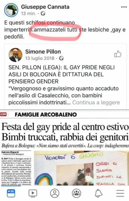 Frase choc contro i gay, la procura di Vercelli indaga Cannata
