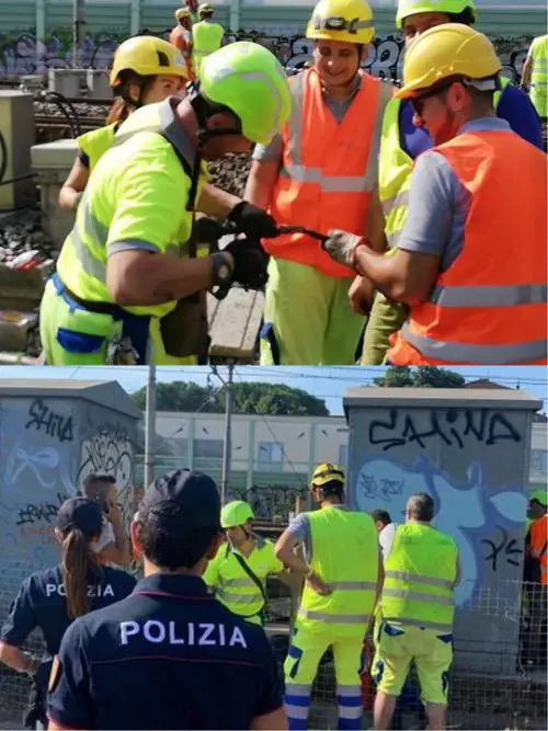 Incendio sui binari e treni bloccati. C'era una talpa?