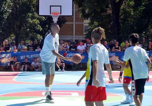 A canestro con Gallinari, inaugurati gli impianti di viale Sarca