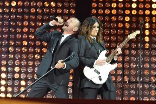 Laura Pausini e Biagio Antonacci in concerto a Pescara
