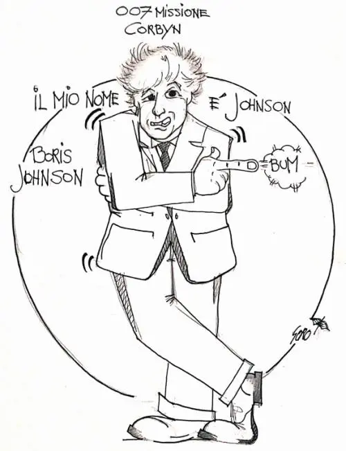 La vignetta del giorno - 007 missione Corbyn