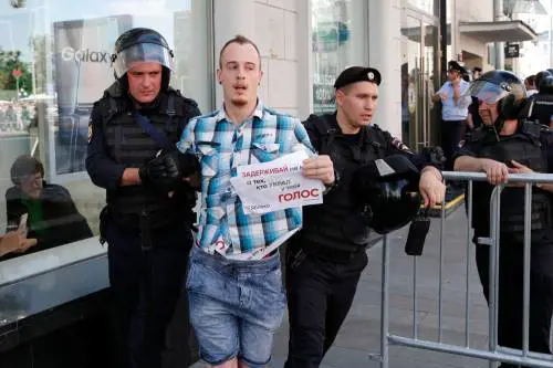 Mosca, 638 manifestanti anti Putin sono stati arrestati