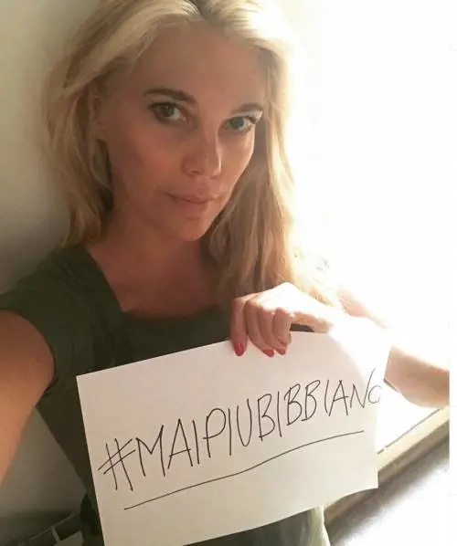 Eleonora Daniele in prima linea per dire #maipiubibbiano