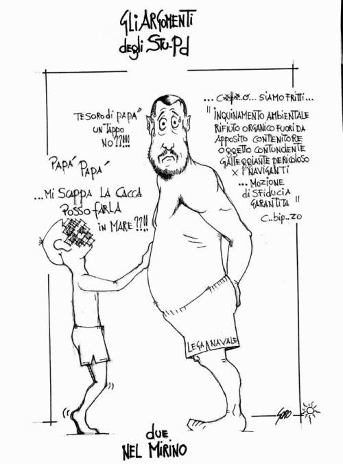 La vignetta del giorno: quei due nel mirino