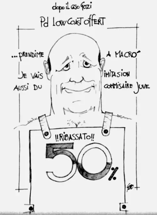 La vignetta del giorno - Zinga come Gozi... sotto l'ala di Macron