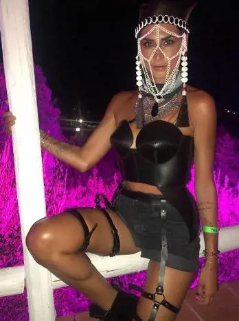 Melissa Satta versione sexy per la festa vip a Porto Cervo