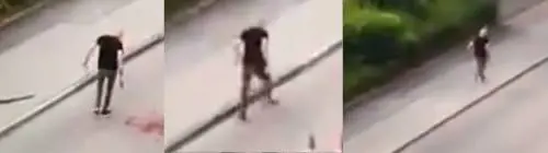 La falla della polizia tedesca sull'assassino con la katana