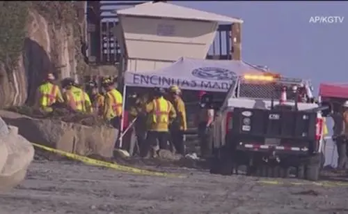 Crolla una parte di scogliera in California: ci sono morti e feriti