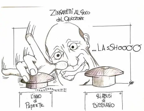 La vignetta del giorno: Zingaretti al quizzone
