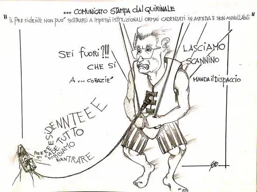 La vignetta del giorno: gli impegni del presidente