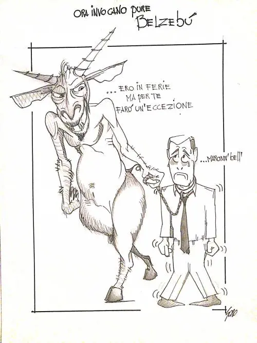 La vignetta del giorno - Ora invocano pure Belzebù