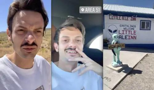 Rovazzi si avvicina all'Area 51: i militari gli intimano di andarsene