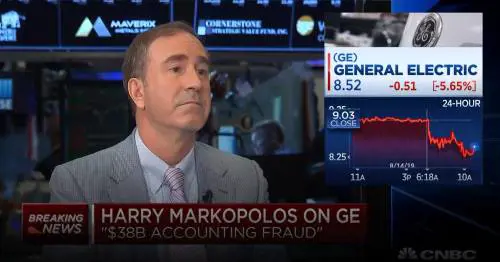 L'accusatore del caso Madoff ora attacca General Electric