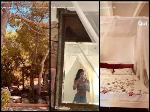 Belen Rodriguez vola a Ibiza con il marito e non sfugge un dettaglio: "La nostra prima casa"