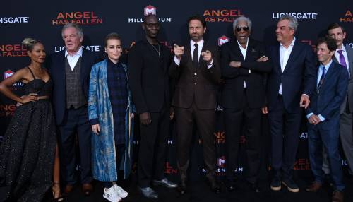 Gerard Butler alla premiere del film "Angel Has Fallen"