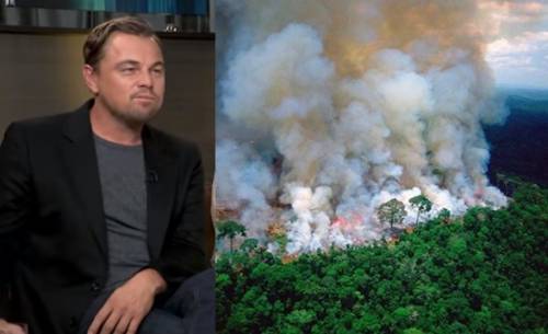 Amazzonia in fiamme: Leonardo Di Caprio pubblica foto sbagliata dei roghi