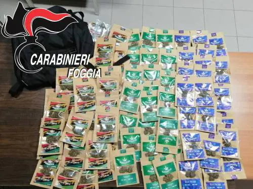 Foggia, arrestati pusher che vendevano marijuana "legal"