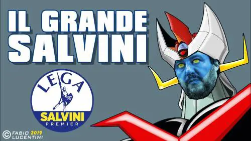 "MaZinga" non è un'invenzione della sinistra: il super robot era già stato ingaggiato dalla Lega