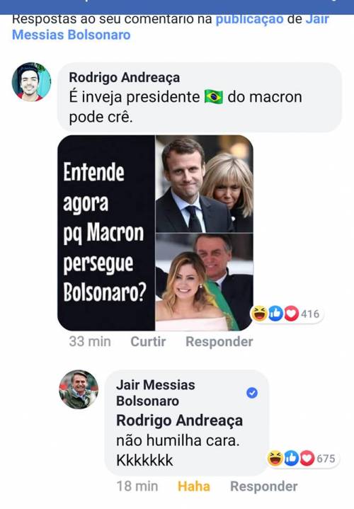 Bolsonaro offende Brigitte Macron: è crisi tra Brasile e Francia