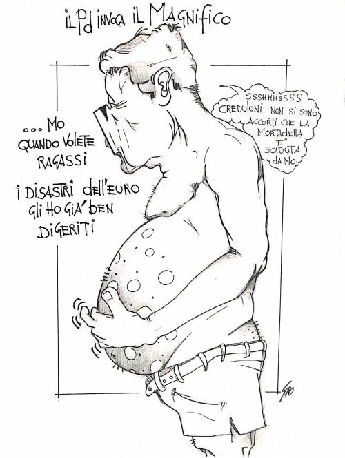 La vignetta del giorno: il Pd invoca l'oracolo