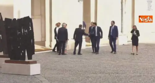 Incontro a sorpresa fra Berlusconi e Salvini al Quirinale durante le consultazioni