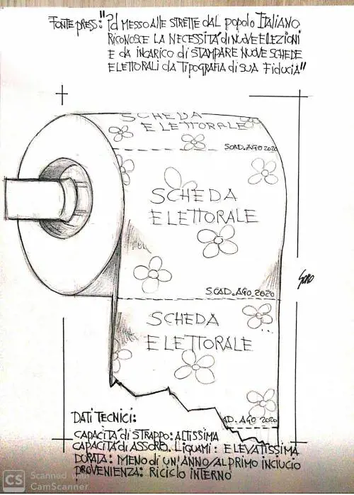 La vignetta del giorno: carta igienica elettorale