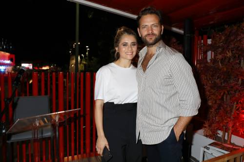 Greta Scarano e Alessandro Borghi al "Campari Lounge"