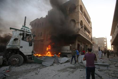 Siria, attacco a Idlib: 40 morti durante vertice jihadista