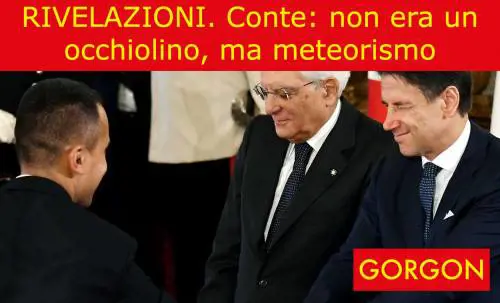 La satira del giorno. La rivelazione di Conte: non era un occhiolino