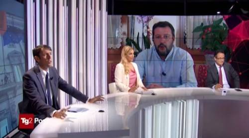 Salvini sbotta in tv contro giornalista di Repubblica
