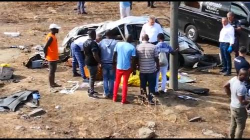 Castel Volturno, auto giù dalla scarpata: morti 3 africani, uno grave