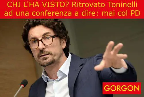 La satira del giorno: chi ha visto Toninelli?