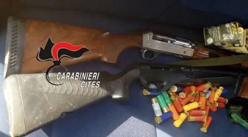 Bracconaggio, denunciati due cacciatori nel Casertano