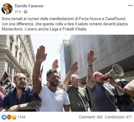 Foto false e attacchi: ora il Pd accusa la Lega di un altro fascismo