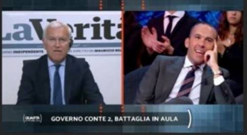 "Il salto della quaglia era pronto da tempo": scontro Belpietro e Di Stefano
