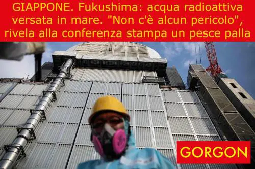 La satira del giorno: l'acqua di Fukushima