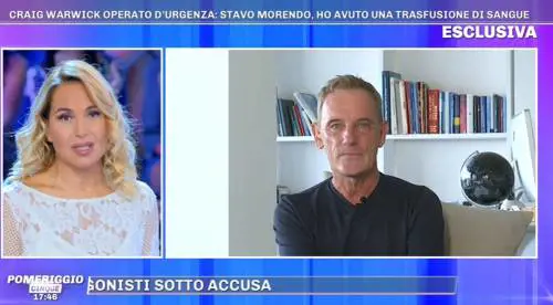Craig Warwick rompe il silenzio: "Mi avevano dato 4 ore di vita, ringrazio i donatori di sangue"
