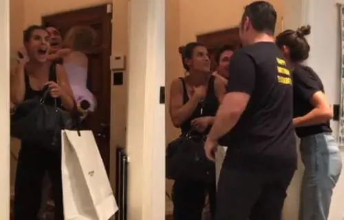 Elisabetta Canalis, il compleanno a sorpresa è "Canalised" con Bianca Balti e Tiziano Ferro