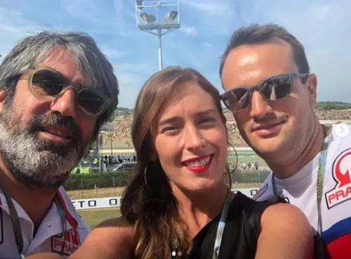 Maria Elena Boschi in tacchi a spillo alla MotoGP 