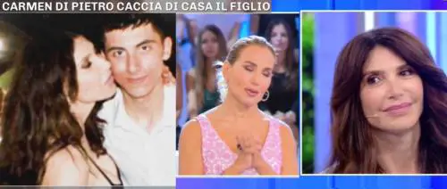 Pomeriggio 5, Carmen Di Pietro sbatte fuori di casa il figlio 18enne