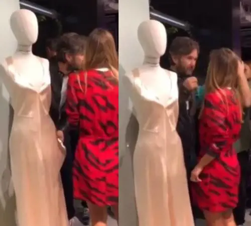 Carlo Cracco irriverente: si pulisce gli occhiali con il vestito da sfilata